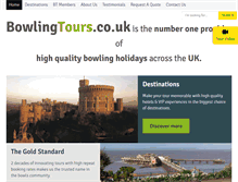 Tablet Screenshot of bowlingtours.co.uk
